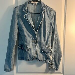 90’s Z. Cavaricci Denim Blazer Jacket